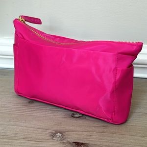 NEW Sonia Kashuk Hot Pink Zipper Makeup Cosmetic Bag